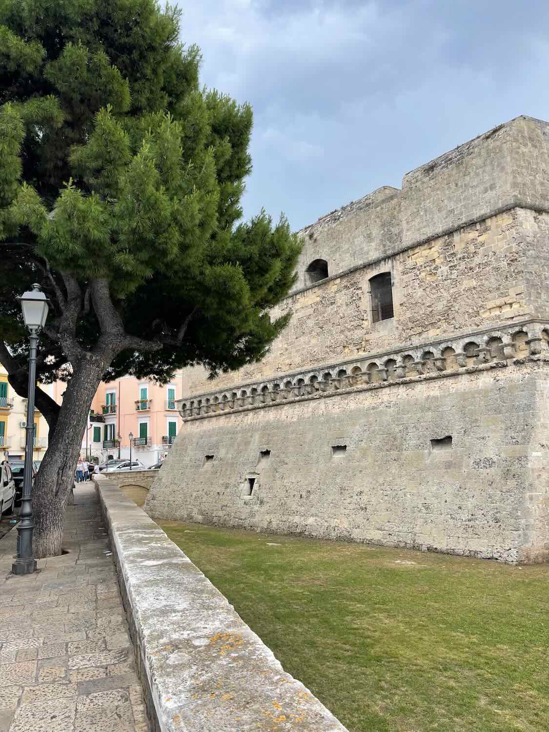The side of Bari Castle