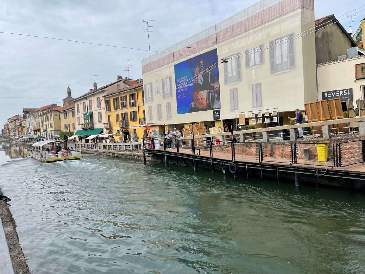 The canal in Milan to explore solo. 
