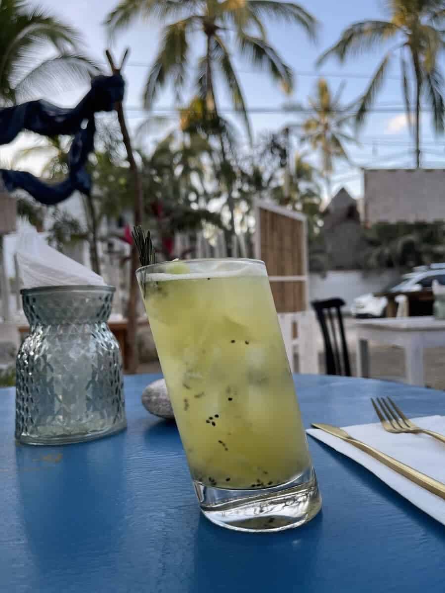 Cocktail on the table