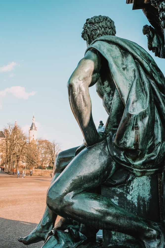 Statues at Schwerin Castle