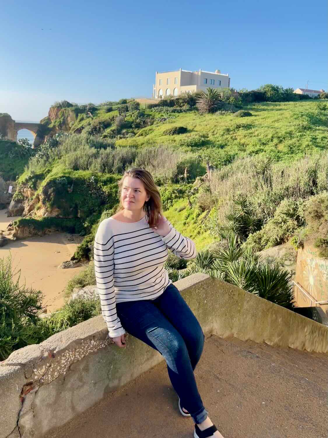 Melissa, a solo woman traveling in Lagos.