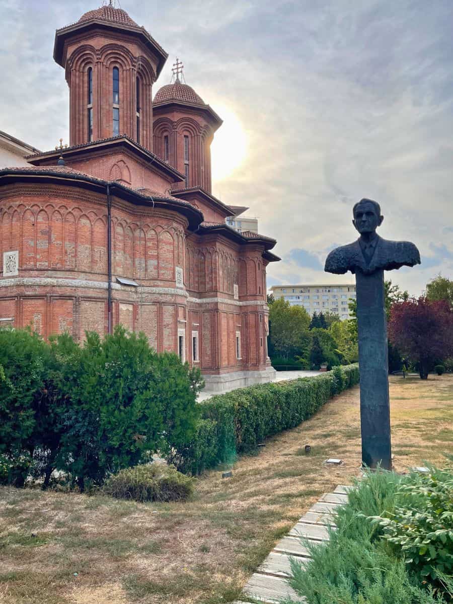 Red brick church in Bucharest. Is romania safe for solo female travellers to explore alone
