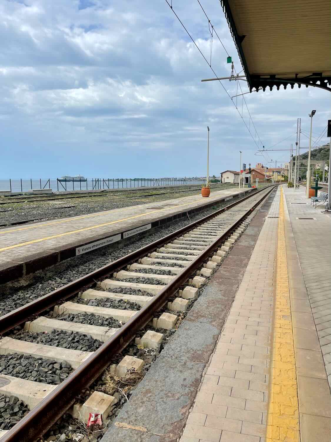 Train station in Taormina.