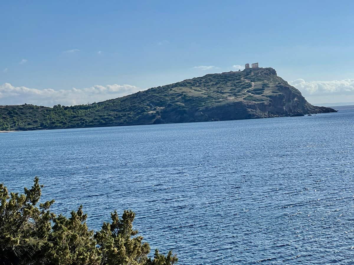 a look at the ocean in December from Athens