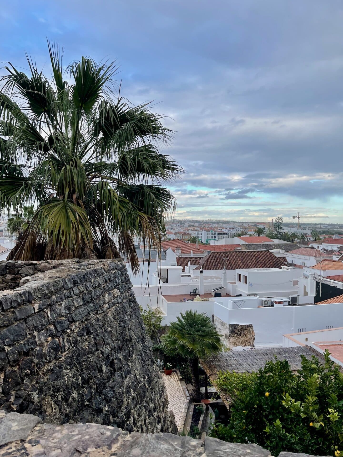 a view of Tavira from the castle