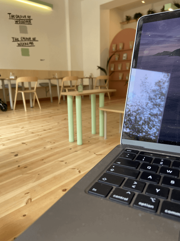 Interior view of 44 Brekkie, one of the best cafes to work in Berlin.