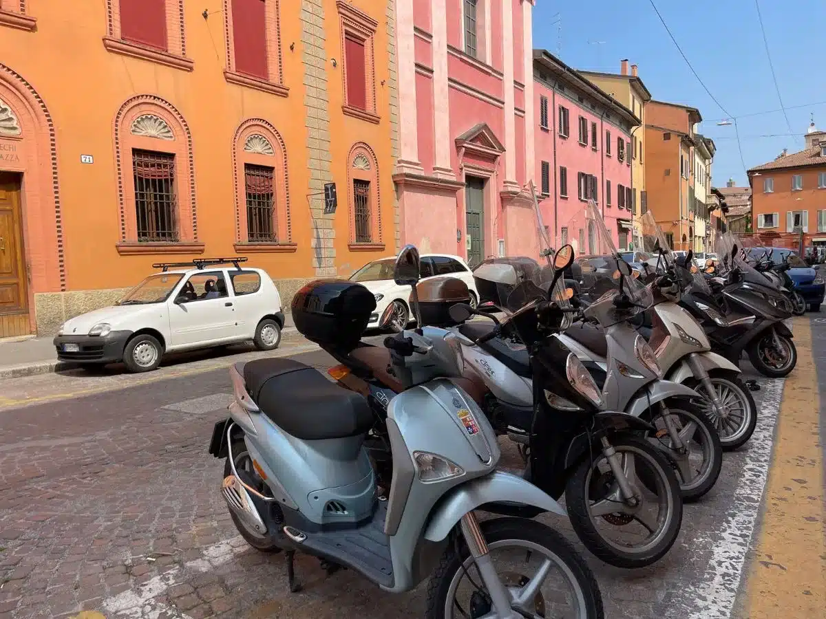Colorful buildings near Santo Stefano neighborhood