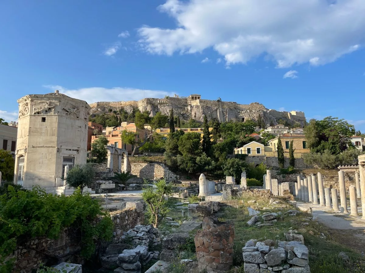 The archeological sites of Athens, Greece